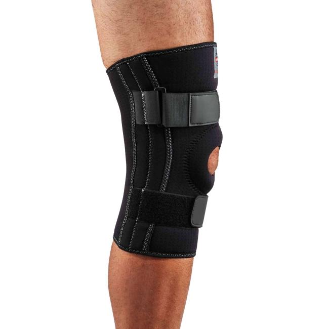 620 S Black Knee Sleeve w/ Open Patella/Spiral Stays image 2