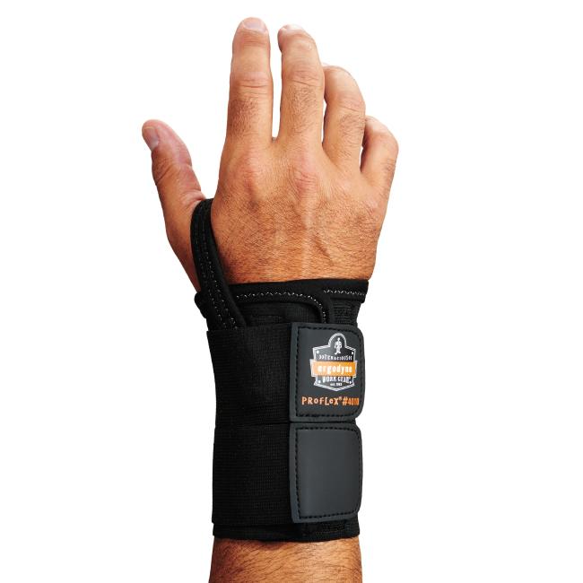 Main image of black double strap wrist brace support