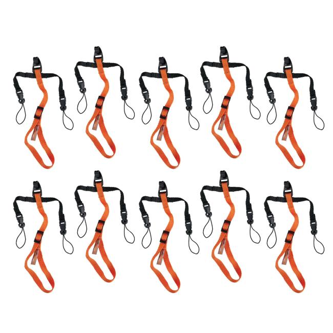 10-pack of adjustable barcode scanner lanyard attachments