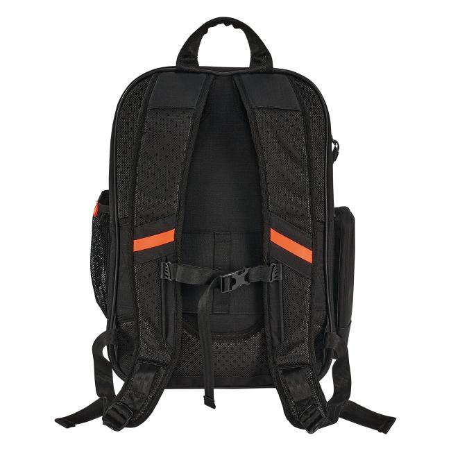 Back view of mobile office backpack