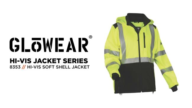 Hi-Vis Softshell Water-Resistant Jacket | Ergodyne