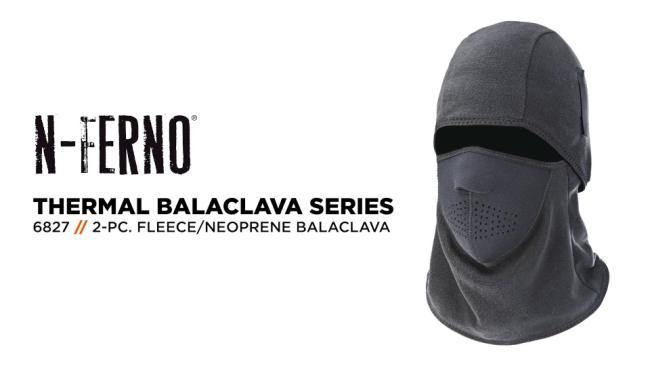 Two Piece Fleece Neoprene Balaclava Face Mask