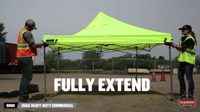 Pop up shop shade tent