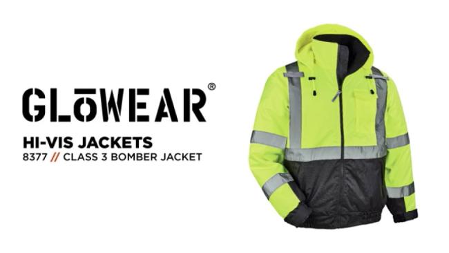 Hi Vis Winter Bomber Jacket Ergodyne