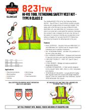 glowear 8231 tvk vest spec sheet pdf