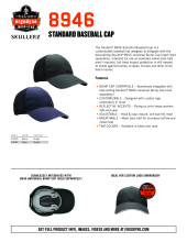 skullerz 8946 bump cap spec sheet pdf