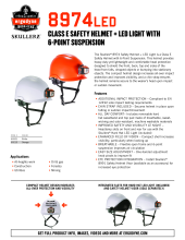 skullerz 8974led safety helmet spec sheet pdf