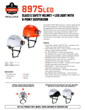 skullerz 8975led safety helmet spec sheet pdf