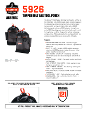 5926 tool pouch spec sheet pdf