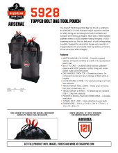 5928 tool pouch spec sheet pdf