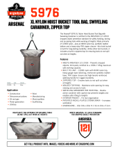 5976 hoist bucket spec sheet pdf