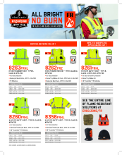 glowear hi vis fr comparison sell sheet pdf