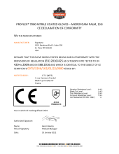 proflex 7000 ce declaration of conformity pdf