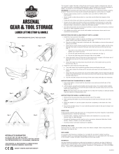 arsenal 5300 ladder lifting strap handle instructions pdf