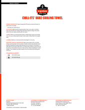 chill its 6602 cooling towel user instructions pdf