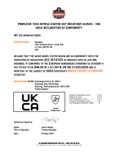 proflex 7043 ukca declaration of conformity pdf