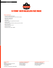 nferno 6829 rib knit balaclava face mask features benefits pdf