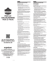 proflex 6275 cooling warming pack user instructions pdf