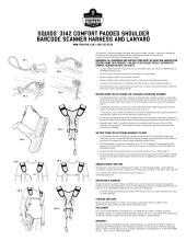 squids 3142 padded shoulder barcode scanner harness user instructions pdf