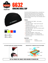 chill its 6632 skull cap spec sheet pdf