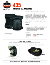 proflex 435 knee pads spec sheet pdf