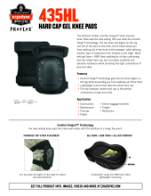 proflex 435hl knee pads spec sheet pdf