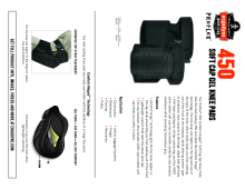 proflex 450 knee pads spec sheet pdf