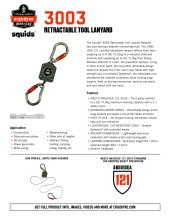 squids 3003 retractable spec sheet pdf