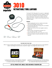 squids 3010 retractable lanyard spec sheet pdf