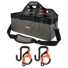 Bucket Truck Tool Bag with Locking Aerial Bucket Hooks Kit | Ergodyne