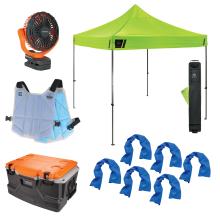 Main image of heat stress prevention and recovery station kit