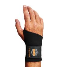 Main image of black single strap wrist support sleeve