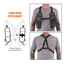 One Size Fits Most: The harness is adjustable for a proper fit, ensuring comfort and practicality