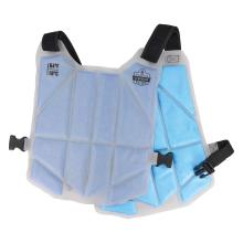 Open view of activated cooling ice vest