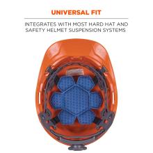 Universal Fit: Integrates with most hard hat and safety helmet suspension systems.