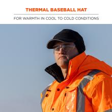 Thermal Baseball Hat: Designed for warmth in cool to cold conditions