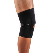 615 S Black Knee Sleeve w/ Open Patella/Anterior Pad image 2