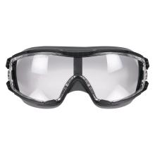 Front view of clear lens ARKYN safety goggles