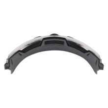 Overhead view of clear lens ARKYN safety goggles