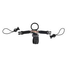 Unbuckled d-ring and clip barcode scanner lanyard attachment