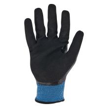 Palm view of cut-resistant nitrile dip glove