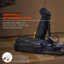 Additional Attachment Loops: Eliminates the need to switch out loops on every exchange. Extra Ergodyne 3133 loop attachments sold separately