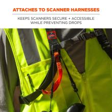 Attaches to Scanner Harnesses: Keeps scanners secure and accessible while preventing drops