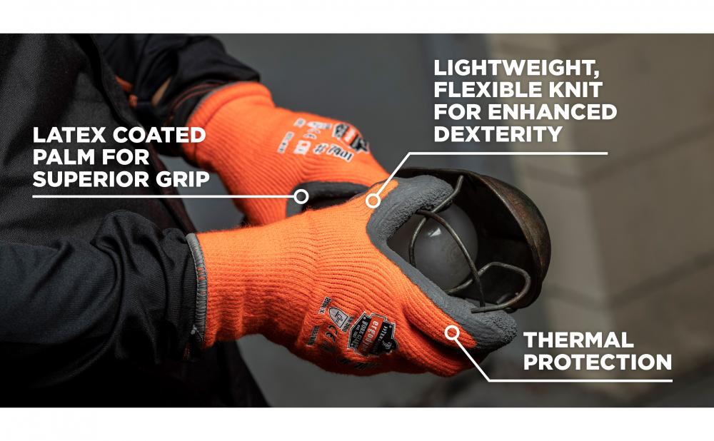 Pro-Trade High Viz Flex Grip Work Glove w/ Latex Palm