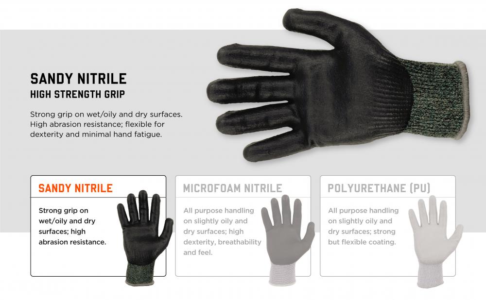 ANSI/ISEA 105-2016 A4 Nitrile Coated CR Gloves